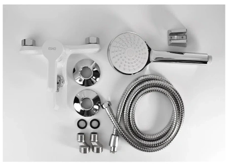Смеситель для ванны и душа ESKO SORRENTO WHITE (SR 54W)